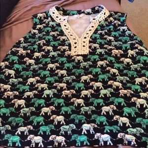 Crown and ivy elephant tank top